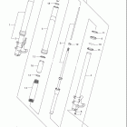 GSX1300BK B-KING Передняя вилка