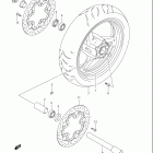 GSX1300BK B-KING Front wheel (gsx1300bkk8)