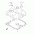 DR Z400SM Крышка головки цилиндров