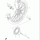 DR200SE Переднее колесо