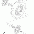 VLR1800 Boulevard C109R Переднее колесо