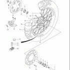 RM250 Заднее колесо