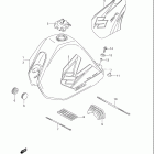 DR200SE Топливный бак