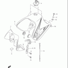 DR650SE Топливный бак (model k8)