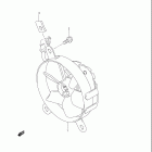 DR Z400SM Вентилятор радиатора