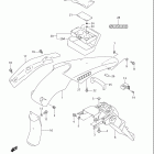 DR Z400S Заднее крыло