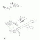 SV650 Подножка