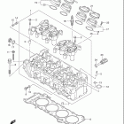 GSX-R600 Головка цилиндра