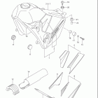 DR Z400S Топливный бак