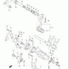 DR Z400S Механизм  переключения передач