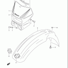 DR Z400S Переднее крыло
