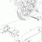 DR Z125 Rear wheel (dr-z125)