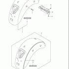 VLR1800 Boulevard C109R Заднее крыло