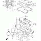 DL650,A V-STROM Задняя головка цилиндров