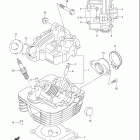 DR Z125 Головка цилиндра