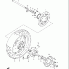 SV650 Rear wheel (sv650ak8 / sak8)