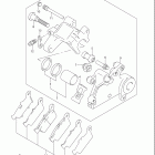 DR Z400S Задний суппорт