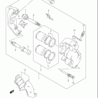 DR650SE Передний суппорт тормозной