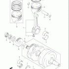 GS500F Коленвал
