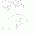 GZ250 Фара головного света