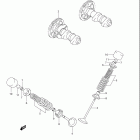 DR Z400SM Распред вал / клапана