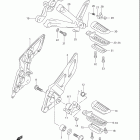 GSX650F Подножки