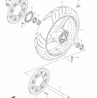 GSF1250SA Bandit Переднее колесо