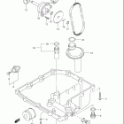 GSX650F Картер маслянный