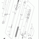 DR Z400SM Передняя вилка