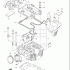 VLR1800 Boulevard C109R Задняя головка цилиндров