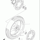SV650 Front wheel (sv650ak8 / sak8)