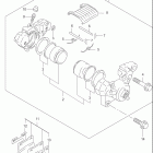 GS500F Задний суппорт