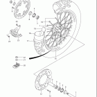 RM125 Заднее колесо