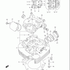 DR650SE Головка цилиндра