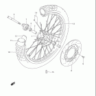 DR650SE Переднее колесо