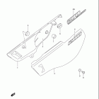 DR200SE Обтекатель рамы