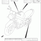 GS500F Наклейки