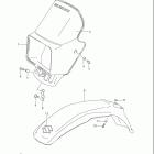 DR200SE Headlamp cover