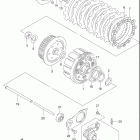 GS500F Сцепление