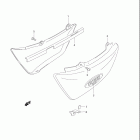 VS1400GLP Boulevard S83 Frame cover (model k4)