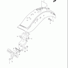 VS1400GLP Boulevard S83 Rear fender (model k4)