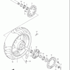 SV1000S Заднее колесо