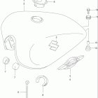 GZ250 Топливный бак