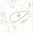 GZ250 Топливный бак (модель K3)