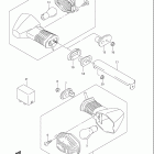 SV650,S,A Повторители поворотов (sv650k3 / k4 / k5 / k6 / k7...