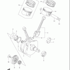 VS1400GLP Boulevard S83 Коленвал