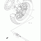 VL800,C,T Boulevard C50 Front wheel (vl800k6 / tk6 / k7 / tk7)