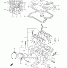 SV650,S,A Rear cylinder head (model k7)