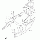 SV1000S Seat tail cover (sv1000sk6 / sk7)