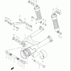 VS800 Boulevard S50 Маятник задний